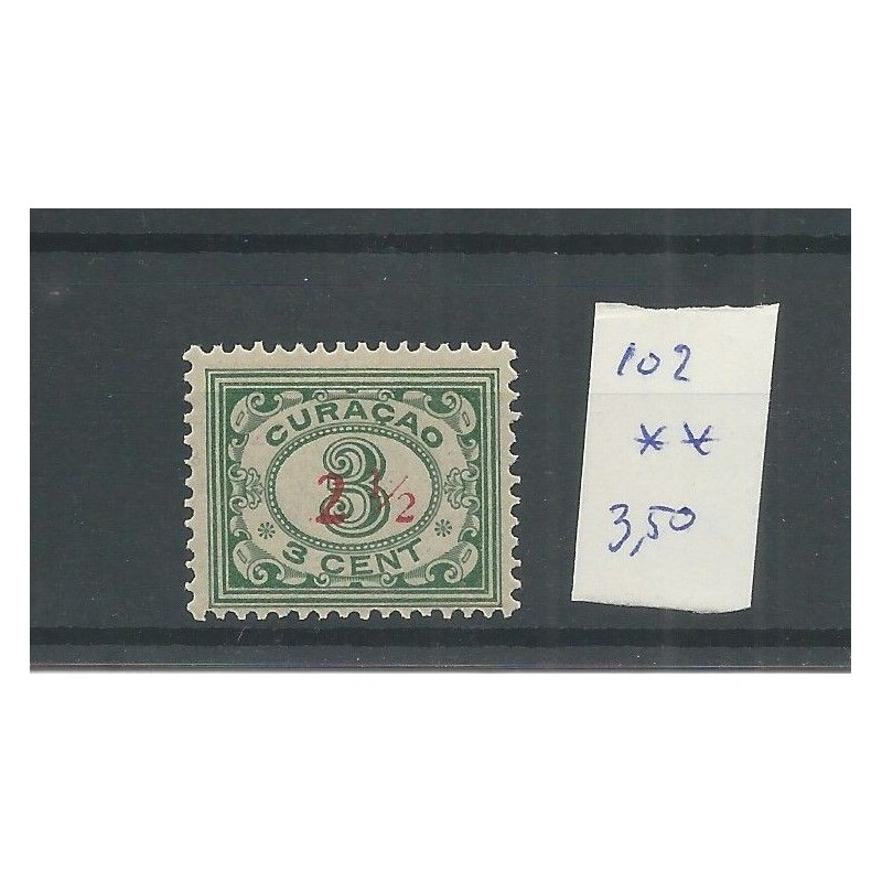 Curacao 102 Hulpuitgifte MNH/postfris CV 3,5 € Curacao 102 Hulpuitgifte MNH/postfris CV 3,5 €