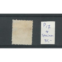 Curacao P17 SPECIMEN  MH/ongebruikt  CV 35 €