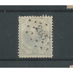 Curacao 4D met puntstempel 203  VFU/gebr CV 375 €