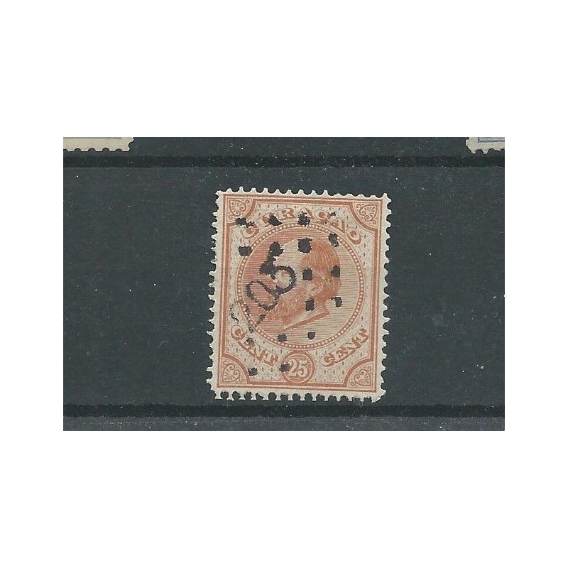 Curacao 7B met puntstempel 203 VFU/gebr CV 25 € Curacao 7B met puntstempel 203 VFU/gebr CV 25 €
