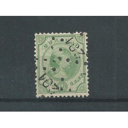 Curacao 20 met puntstempel 201 VFU/gebr CV 50+ €