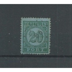Ned. Indie  P4C met puntstempel 96 VFU/gebr  CV 50++ €
