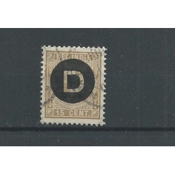 Ned. Indie D3 Dienst 15ct  VFU/gebr  CV 5+ €