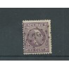 Ned. Indie 13 Willem III met puntstempel 70  VFU/gebr  CV 10+ €