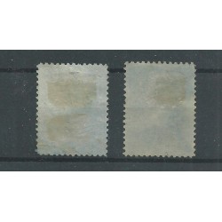 Ned. Indie 60B-61B  Wilhelmina VFU/gebr  CV 60 €