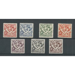 Suriname LP1-7 Luchtpost MNH/posrfris  CV 37,5 €