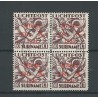 Suriname LP12  luchtpost DO-X blokje van 4 VFU/gebr  CV 280 €
