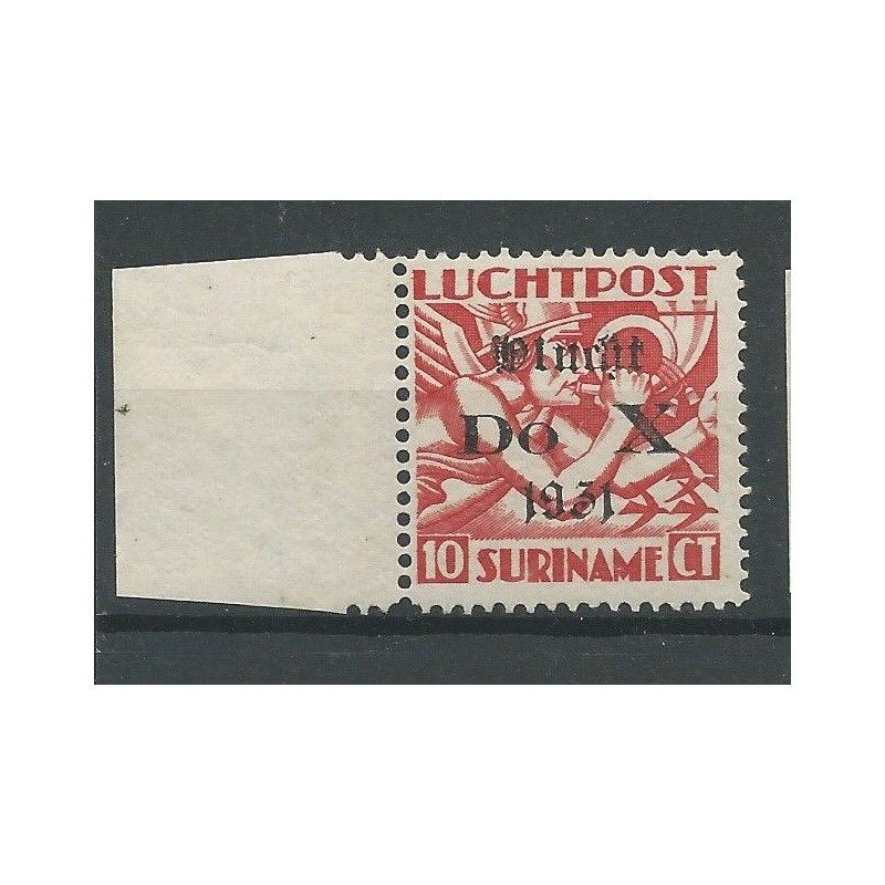Suriname LP8f luchtpost DO-X zonder punt VFU/gebr CV 120 € Suriname LP8f luchtpost DO-X zonder punt VFU/gebr CV 120 €