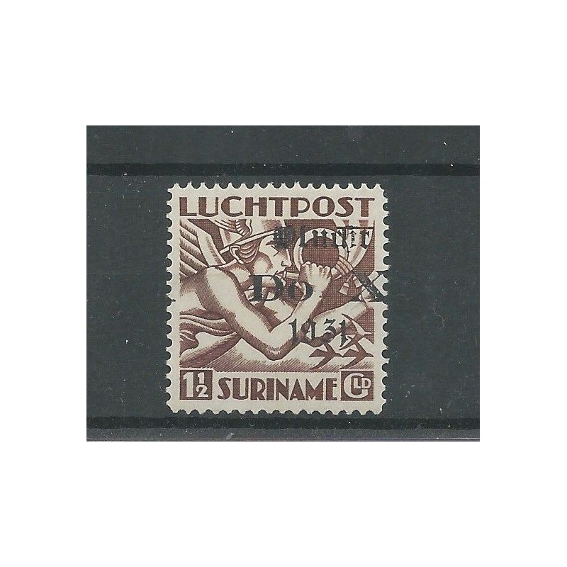 Suriname LP14f luchtpost DO-X zonder punt VFU/gebr CV 200 € Suriname LP14f luchtpost DO-X zonder punt VFU/gebr CV 200 €