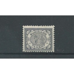 Suriname 47 Cijfer 7,5ct  MH/ongebr  CV 9 €