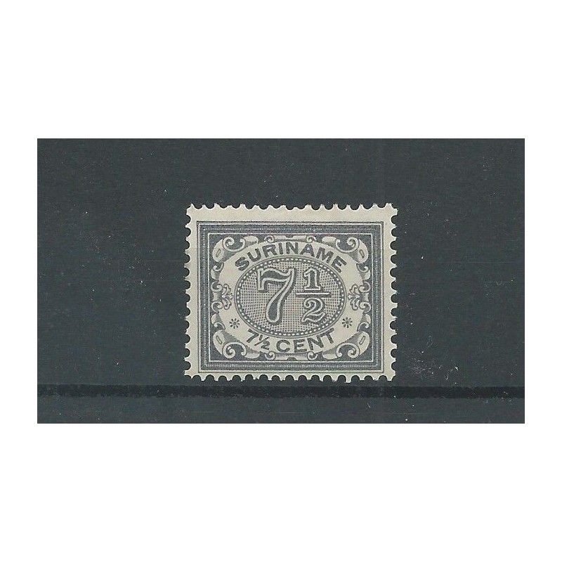 Suriname 47 Cijfer 7,5ct  MH/ongebr  CV 9 €