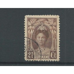 Suriname  122  Wilhelmina VFU/gebr  CV 23 €