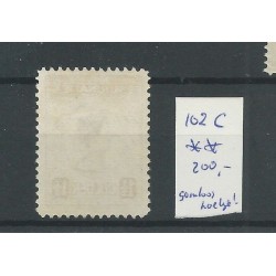 Suriname  102C  Wilhelmina  MNH/postfris  CV 200 €