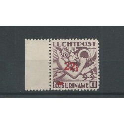 Suriname  LP24f kopstaande 1 MNH/postfris  CV 50 €