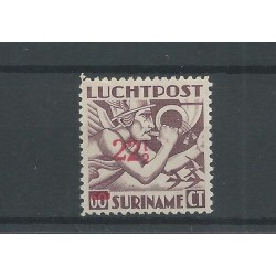 Suriname  LP24f kopstaande 1 MNH/postfris  CV 50 €