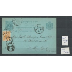 Nederland 34 op briefkaart  31-03-1892 voor FDC datum !! CV 1500++ €