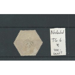 Nederland TG6 Telegram 20ct LUXE  MH/ongebr   CV 400 €