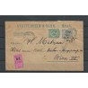 Nederland 38 en 41 op R-Mengfrankering Den Haag-Wenen 1894  CV 225 €