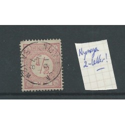 Nederland 30 "NIJMEGEN 1878" twee-letter VFU/gebr  CV 25+ €