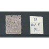 Nederland 33 met puntstempel 7   VFU/gebr  CV 75 €