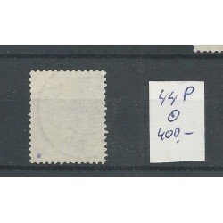 Nederland 44P  plaatfout streep over wang VFU/gebr  CV 400 €
