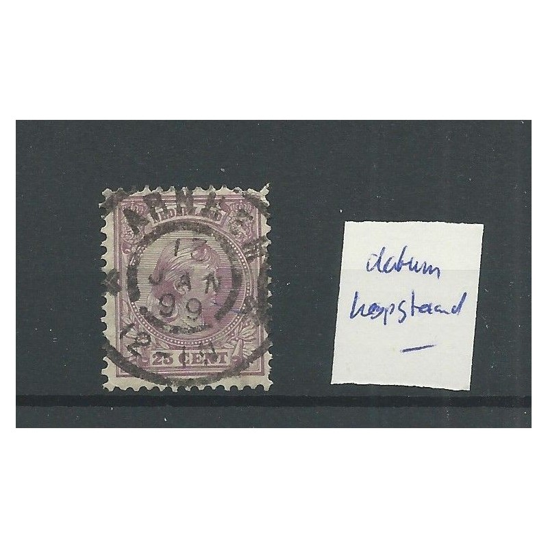 Nederland 42 "ARNHEM 1899" kopstaande datum VFU/gebr CV ?? € Nederland 42 "ARNHEM 1899" kopstaande datum VFU/gebr CV ?? €