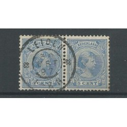 Nederland 35 paartje "LEIDEN 1897"  VFU/gebr  CV 5+  €