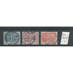 Nederland 87-89 met AMSTERDAM-14  grotrond FDC stempel VFU/gebr  CV 75  €