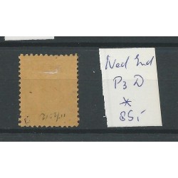 Ned. Indië  P3D port 15ct  MH/ongebr CV 85 €