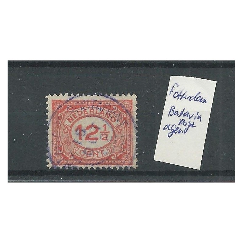 Nederland 108 met "postagentschap rotterdam-batavia" VFU/gebr CV 10 € Nederland 108 met "postagentschap rotterdam-batavia" VFU/gebr CV 10 €