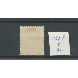Nederland 137P "stip op borst" MH/ongebr  CV 90  €