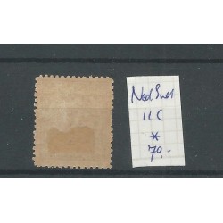 Ned. Indië  11C Willem III  MH/ongebr  CV 70 €