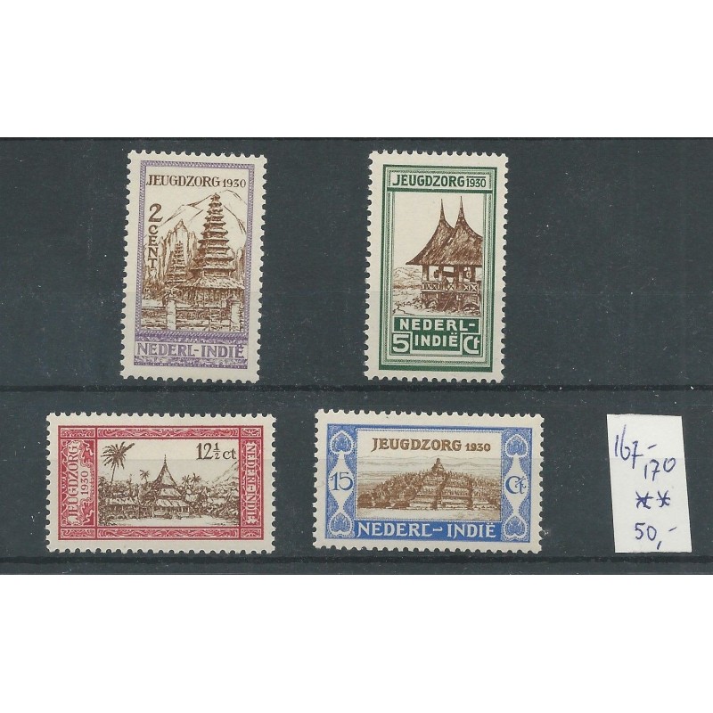 Ned. Indië 167-170 Jeugdzorg MNH/postfris CV 50 € Ned. Indië 167-170 Jeugdzorg MNH/postfris CV 50 €