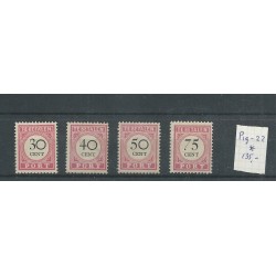 Ned. Indië  P19-22  port   MH/ongebr  CV 135 €