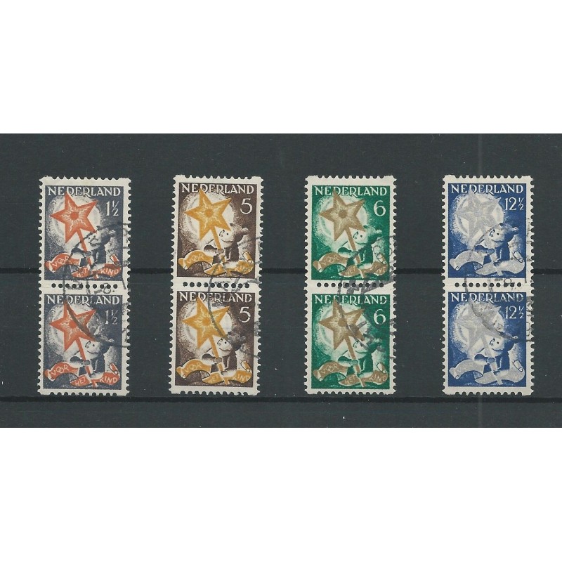 Nederland R98-101 paartjes Kind 1933 Roltanding VFU/gebr CV 80+ € Nederland R98-101 paartjes Kind 1933 Roltanding VFU/gebr CV 80+ €
