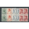 Suriname  190-193 Blokken 4 met 3x MNH/postfris CV 45+ € Pracht exemplaar!!