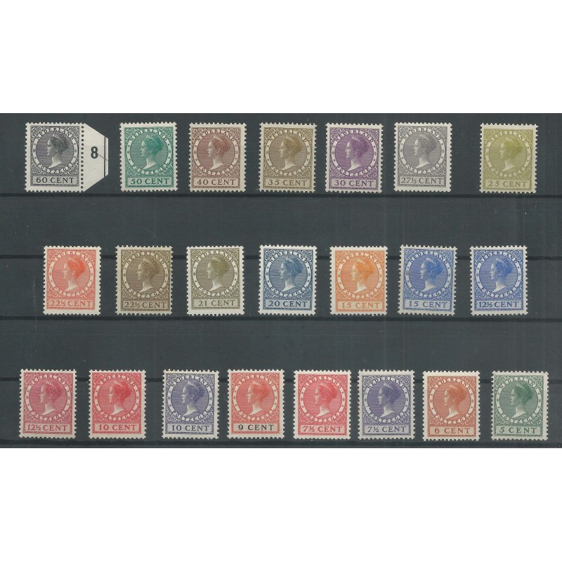 Nederland 177-198 VETH met wm MH/ongebr CV 316 € Nederland 177-198 VETH met wm MH/ongebr CV 316 €