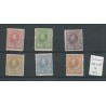 Suriname 3A-13A  Willem III 1873  MH/ongebr  CV  515 €