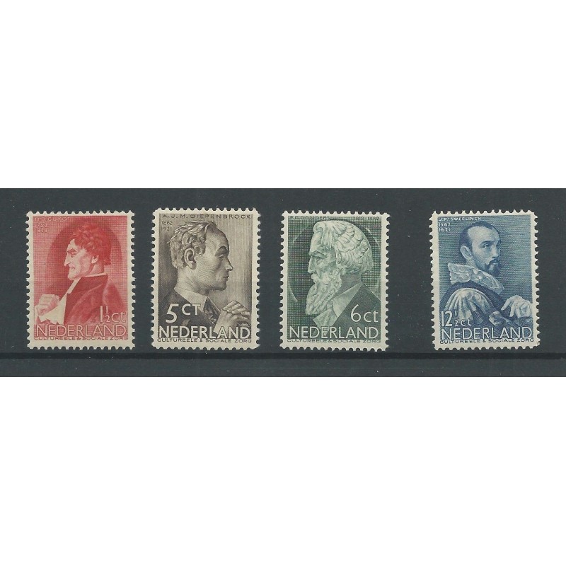 Nederland 274-277 Zomer 1935 MNH/postfris CV 117 € Pracht !! Nederland 274-277 Zomer 1935 MNH/postfris CV 117 € Pracht !!