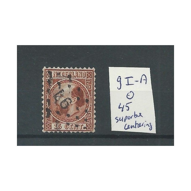 Nederland 9I-A VFU/gebr CV 45 € Nederland 9I-A VFU/gebr CV 45 €