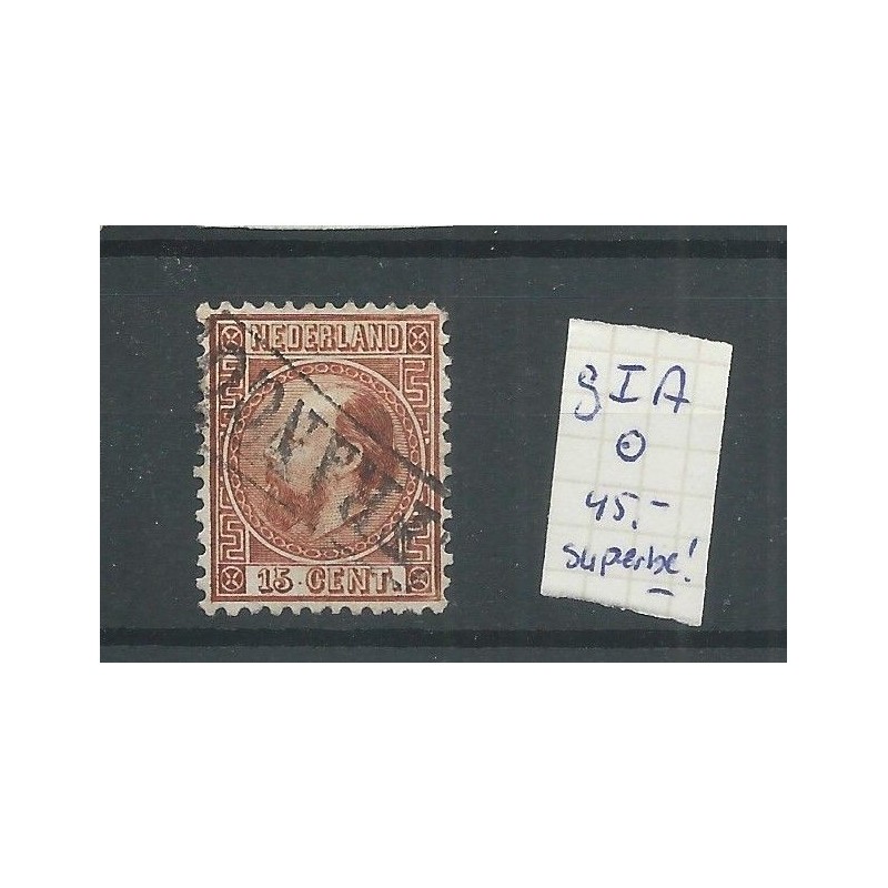 Nederland 9I-A Willem III VFU/gebr CV 45 € Nederland 9I-A Willem III VFU/gebr CV 45 €