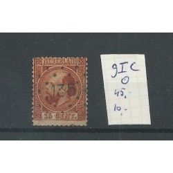 Nederland  9I-C  puntstempel 135  VFU/gebr  CV 55 €