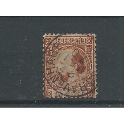 Nederland  9I  met "GRAVENHAGE 1870" franco-takje  VFU/gebr  CV 45+ €