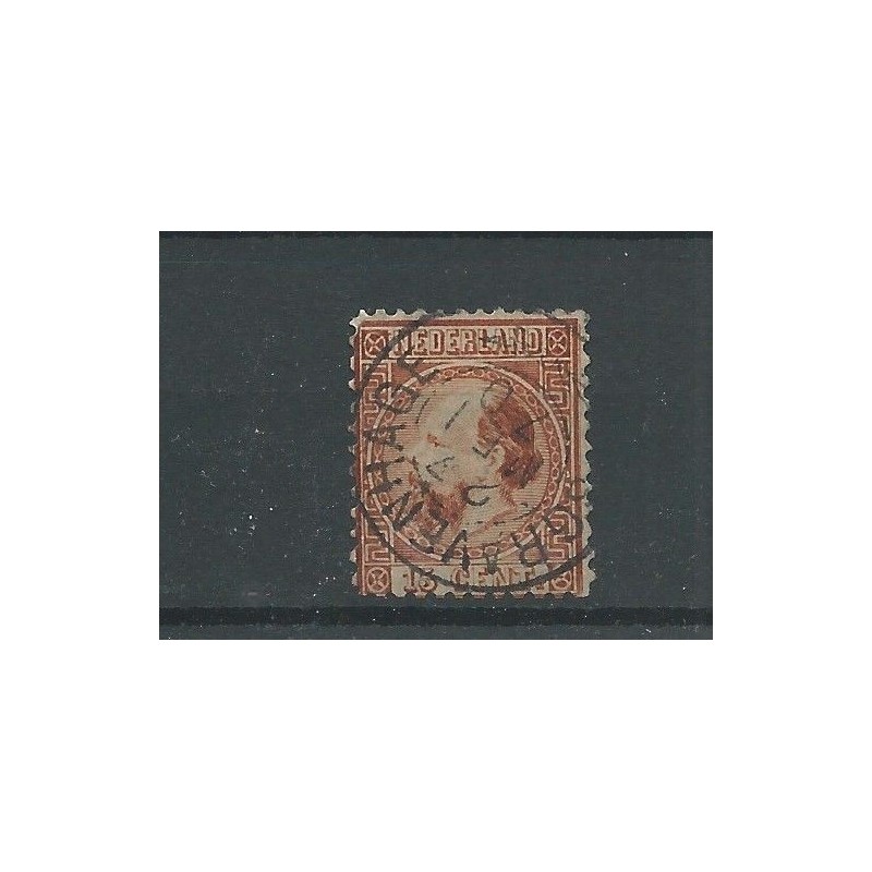 Nederland 9I met "GRAVENHAGE 1870" franco-takje VFU/gebr CV 45+ € Nederland 9I met "GRAVENHAGE 1870" franco-takje VFU/gebr CV 45+ €