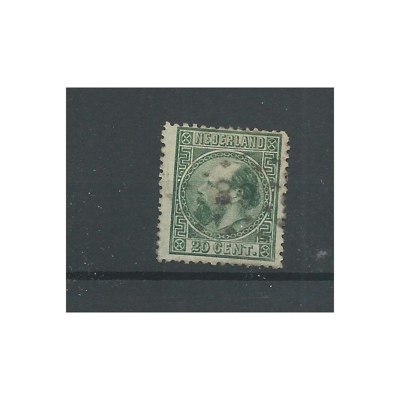 Nederland 10II met puntstempel 68 VFU/gebr CV 35 € Nederland 10II met puntstempel 68 VFU/gebr CV 35 €