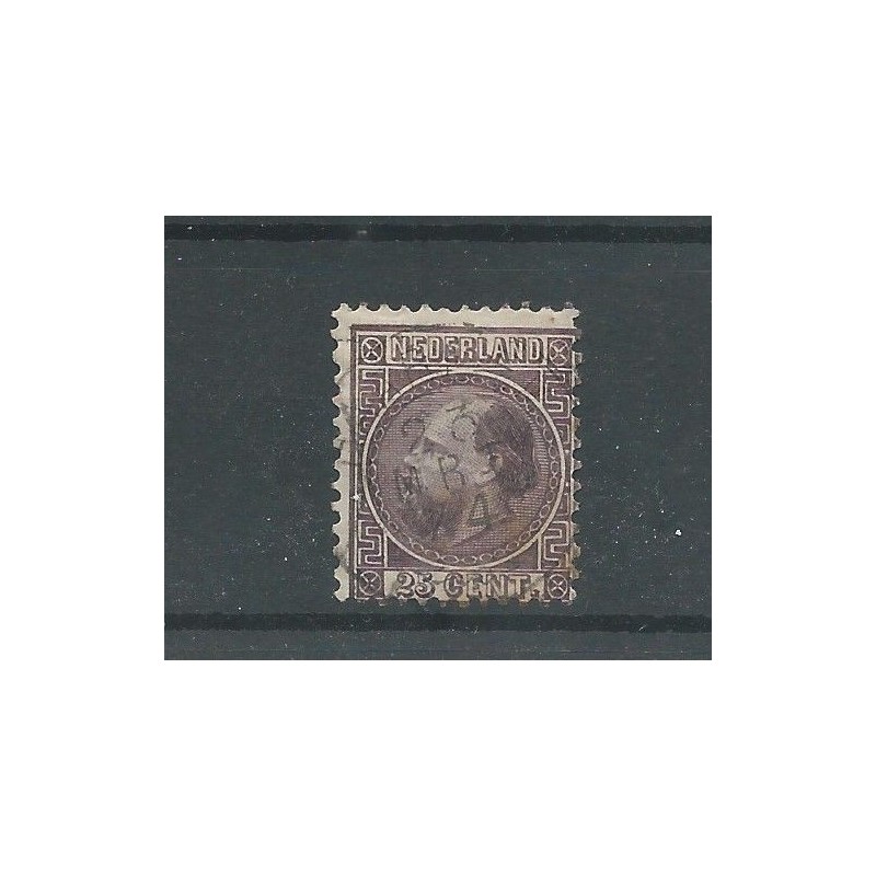 Nederland 11II met "HAARLEM 1874" franco-takje VFU/gebr CV 125 € Nederland 11II met "HAARLEM 1874" franco-takje VFU/gebr CV 125 €