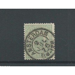 Nederland  15 met "AMSTERDAM" tweeletter VFU/gebr  CV 5+ €
