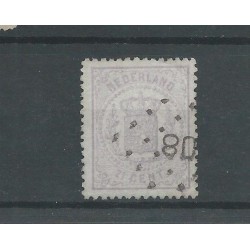 Nederland  18 met puntstempel 108  VFU/gebr  CV 325 €