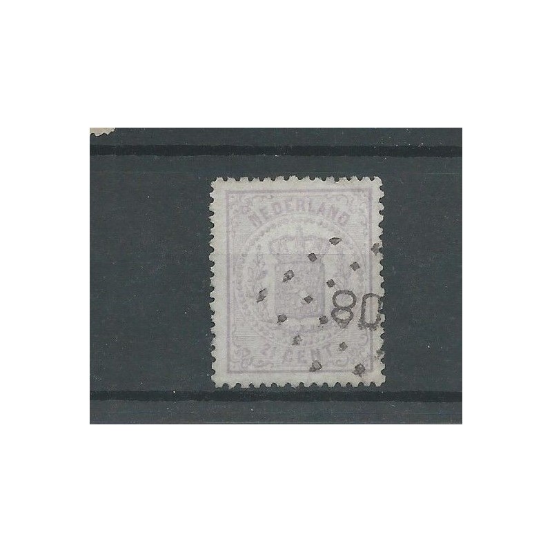 Nederland 18 met puntstempel 108 VFU/gebr CV 325 € Nederland 18 met puntstempel 108 VFU/gebr CV 325 €