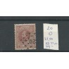 Nederland  20 met puntstempel 129 of 229 ?? VFU/gebr  CV 100+ €